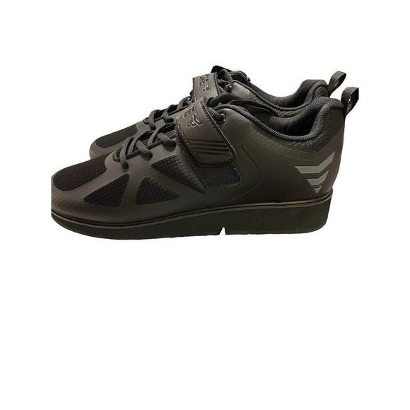 Core Black Low Top Weightlifting Sneaker Shoes Size 11 Distressed Box - Picture 3 of 6